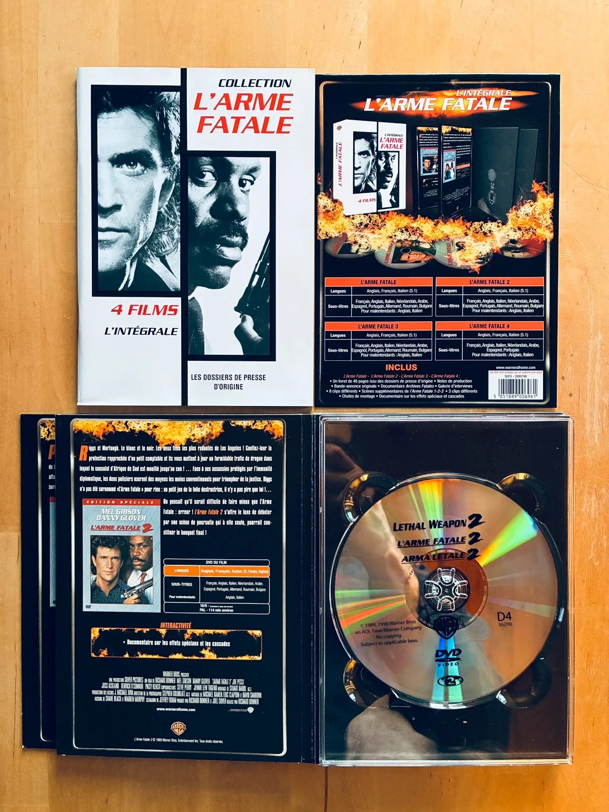 Coffret DVD quadrilogie L’arme fatale. – photo 3
